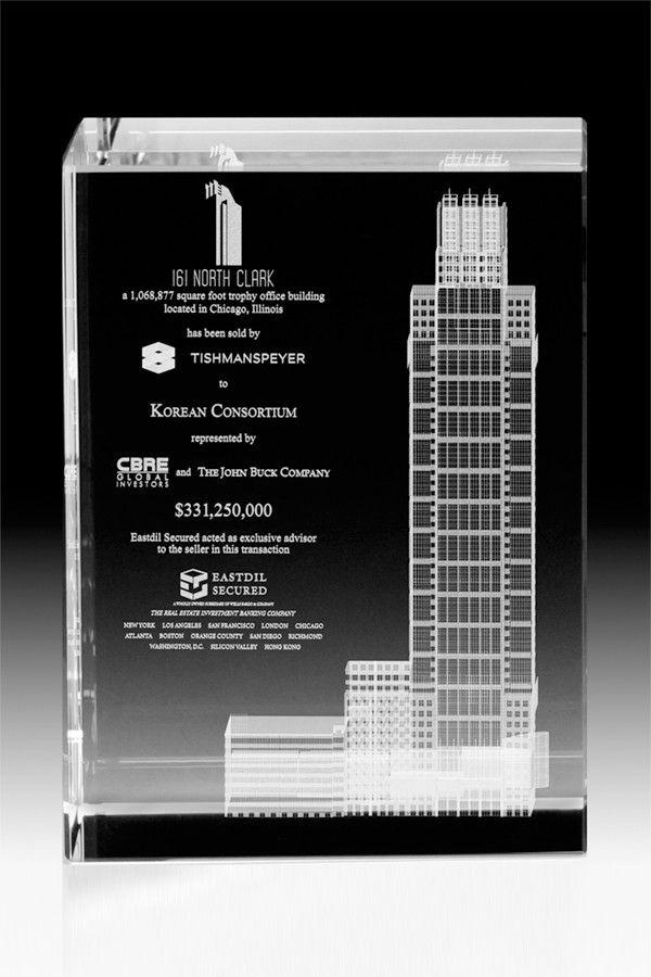 Statyett i glas -  GLA0104