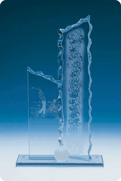 Statyett i glas -  GLA0211