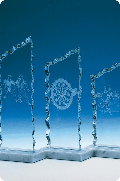Statyett i glas -  GLA0214