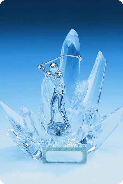 Statyett i glas -  GLA0227