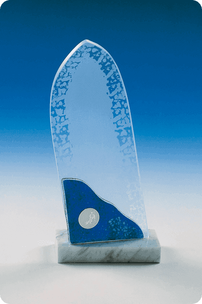 Statyett i glas -  GLA0237