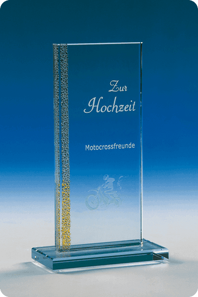 Statyett i glas -  GLA0238