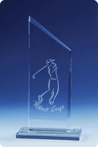 Statyett i glas -  GLA0241