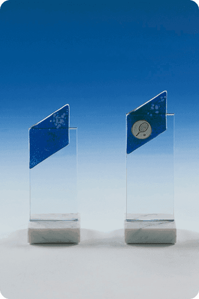 Statyett i glas -  GLA0252