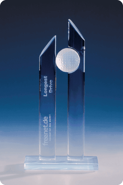 Statyett i kristall -  GLA0254