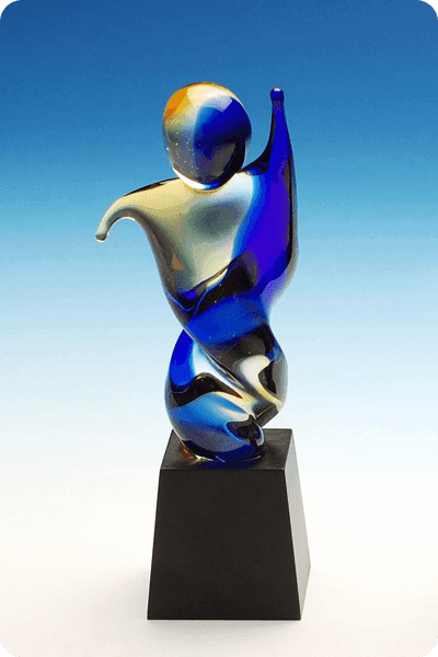 Statyett i glas -  GLA0260