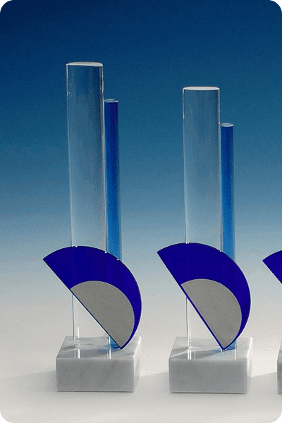 Statyett i glas -  GLA0264