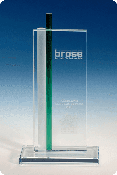 Statyett i glas -  GLA0265
