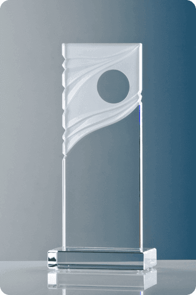 Statyett i glas -  GLA0279