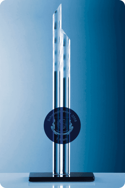 Statyett i glas -  GLA0283
