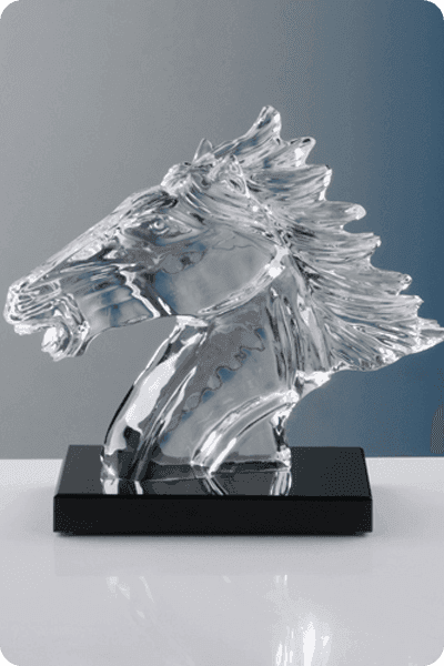 Statyett i glas -  GLA0285