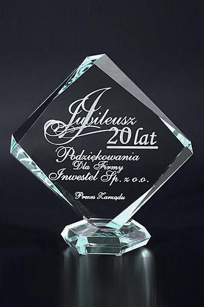 Statyett i glas -  GLA0078