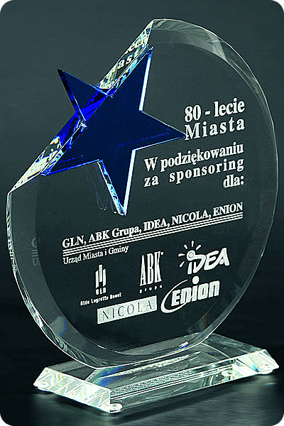 Statyett i glas -  GLA0084