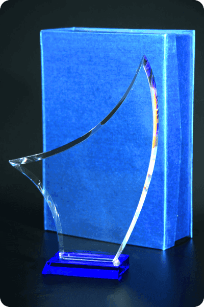 Statyett i glas -  GLA0944