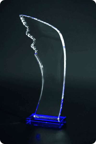 Statyett i glas -  GLA0945