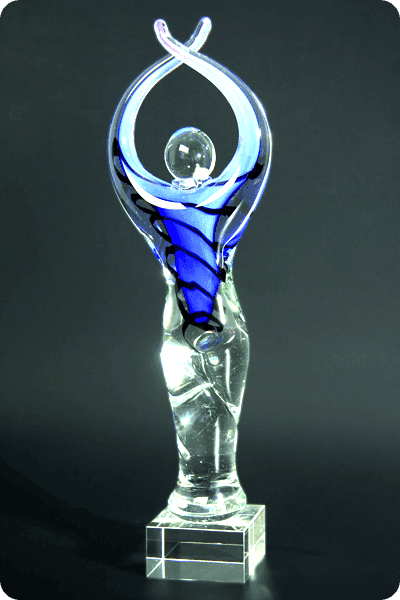 Statyett i glas -  GLA0947