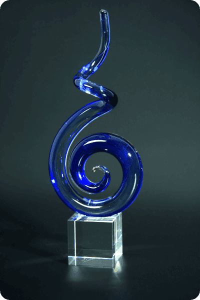 Statyett i glas -  GLA0948