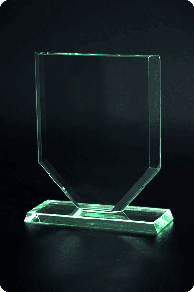 Statyett i glas -  GLA0952