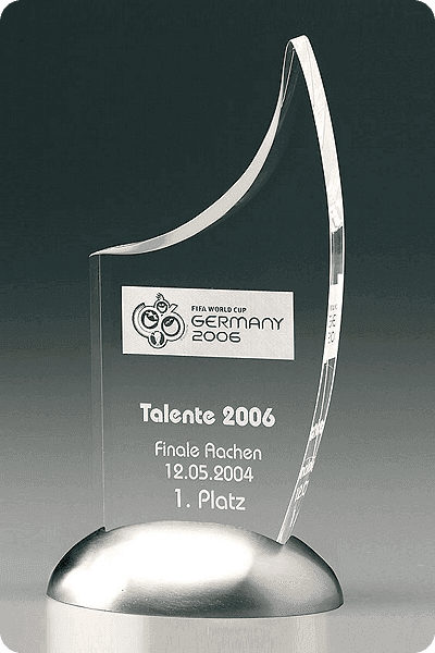 Statyett i glas -  GLA0971