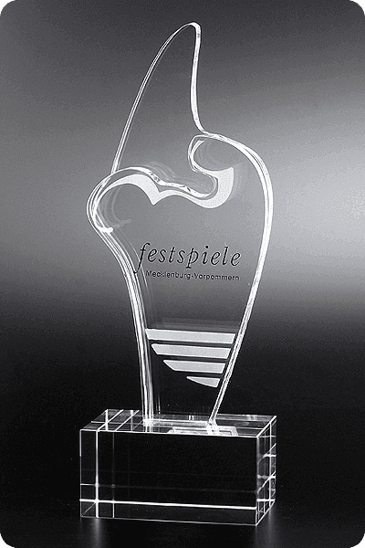 Statyett i glas -  GLA1015