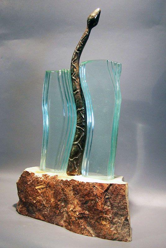 Statyett i glas -  GLA1206