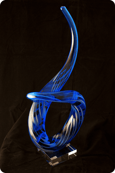 Statyett i glas -  GLA0124