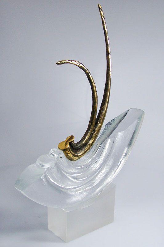 Statyett i glas -  GLA1251