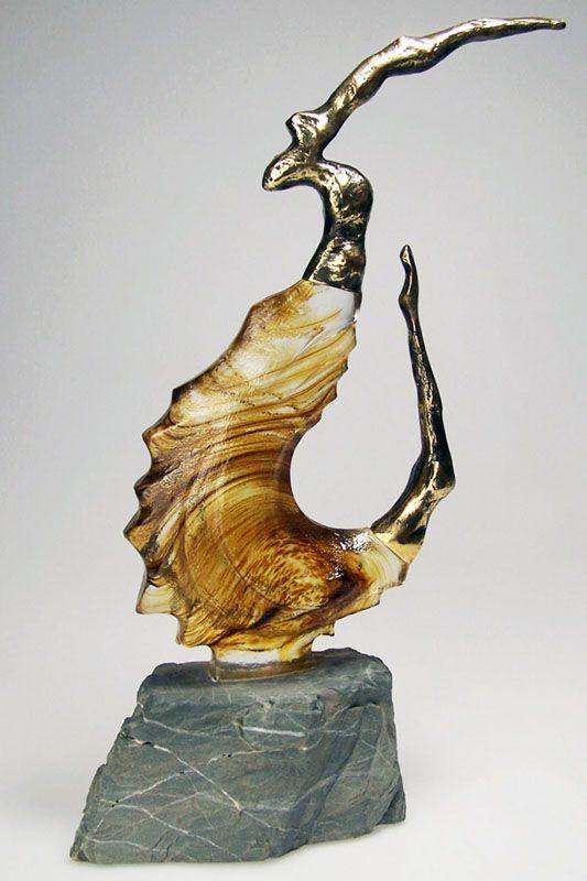 Statyett i glas -  GLA1267