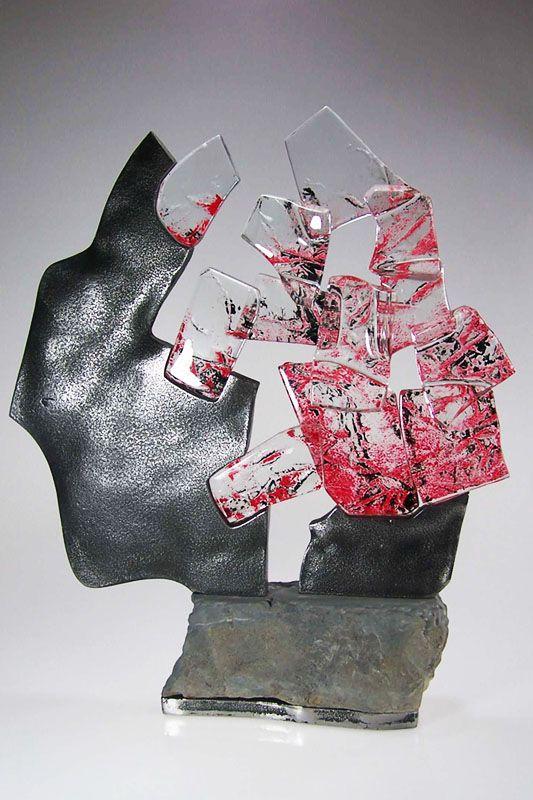 Statyett i glas -  GLA1271