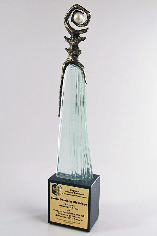 Statyett i glas -  GLA1356