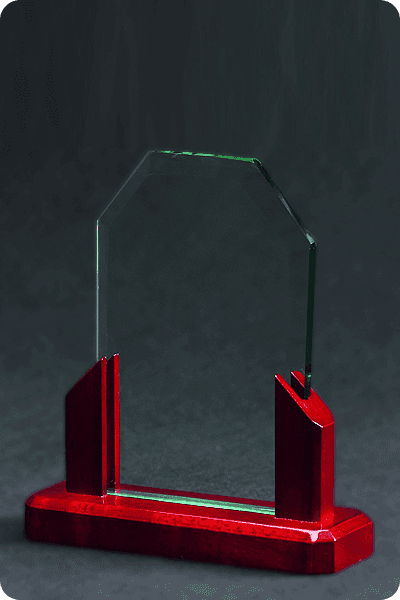 Statyett i glas -  GLA0163