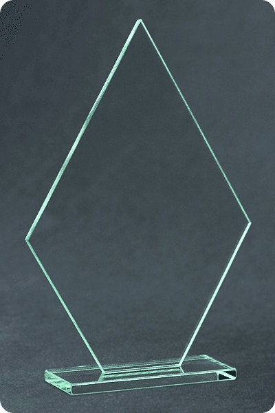 Statyett i glas -  GLA0168