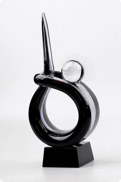 Statyett i glas -  GLA0171