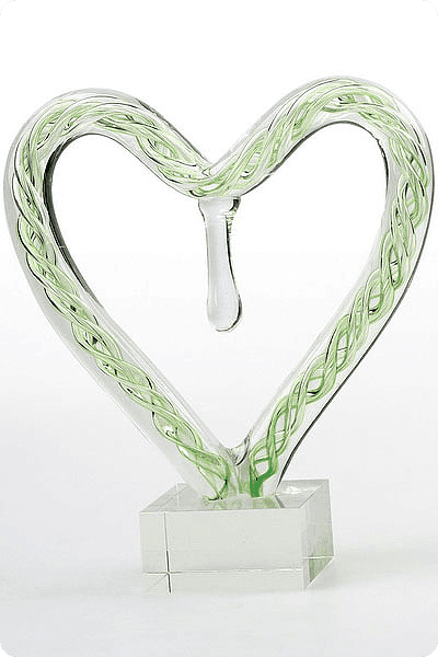 Statyett i glas -  GLA0178