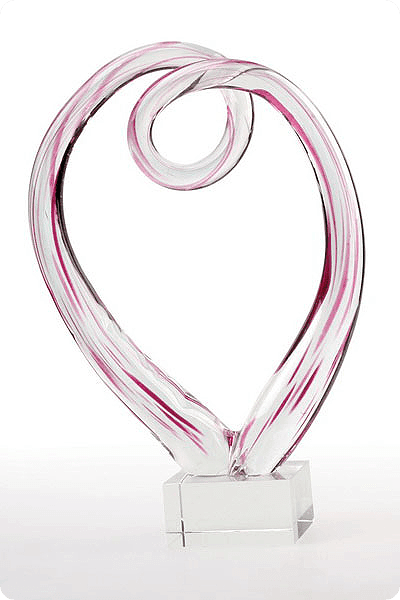 Statyett i glas -  GLA0179