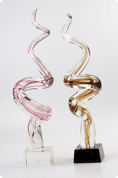 Statyett i glas -  GLA0183