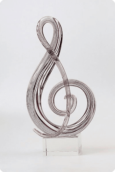 Statyett i glas -  GLA0186