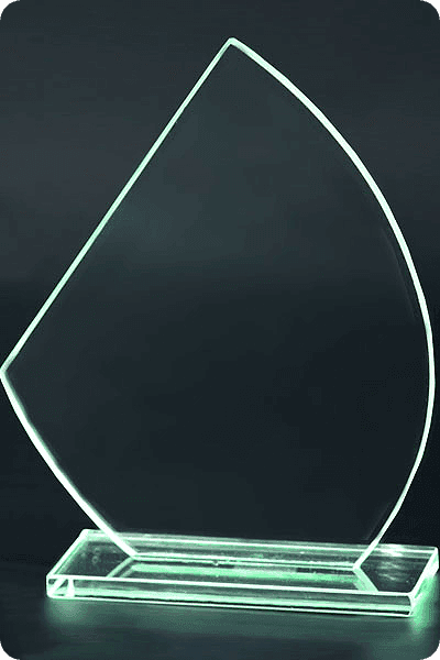Statyett i glas -  GLA0036