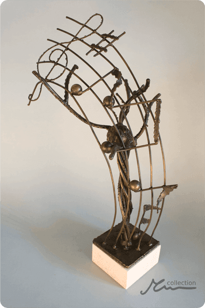 Statyett i metall -  MET105