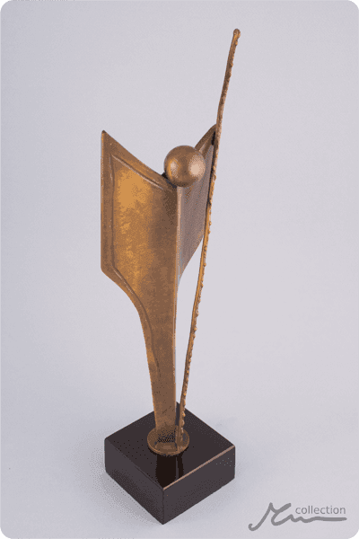 Statyett i metall -  MET027