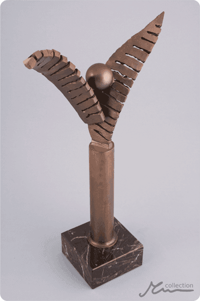 Statyett i metall -  MET032