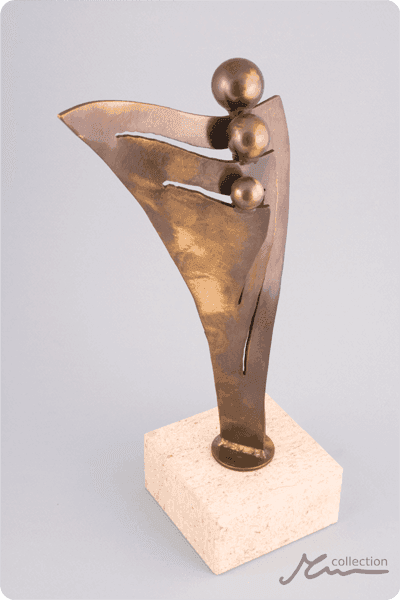 Statyett i metall -  MET033