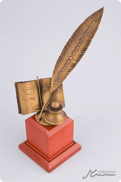 Statyett i metall -  MET035