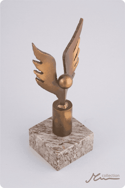 Statyett i metall -  MET038