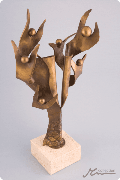Statyett i metall -  MET044