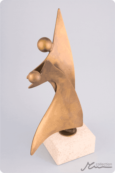 Statyett i metall -  MET047