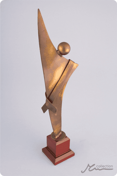 Statyett i metall -  MET049