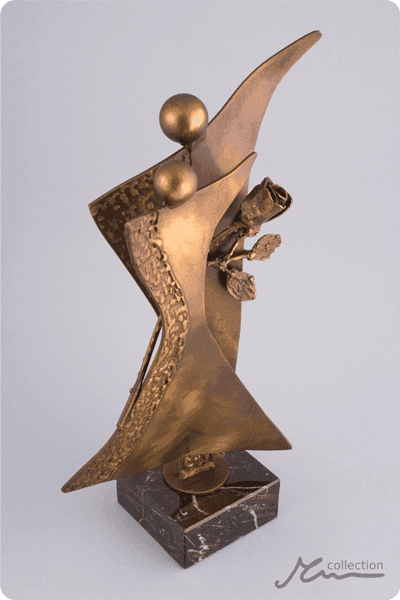 Statyett i metall -  MET050