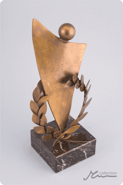Statyett i metall -  MET054