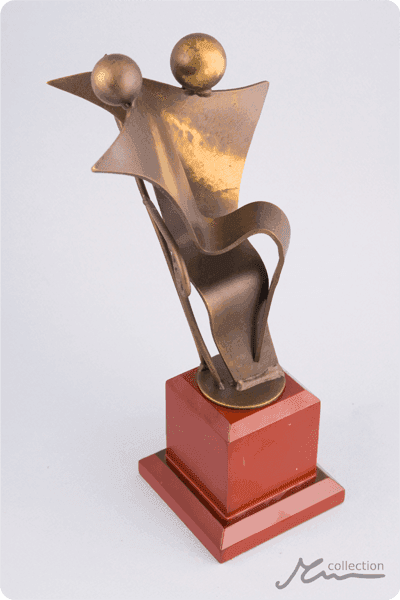 Statyett i metall -  MET056